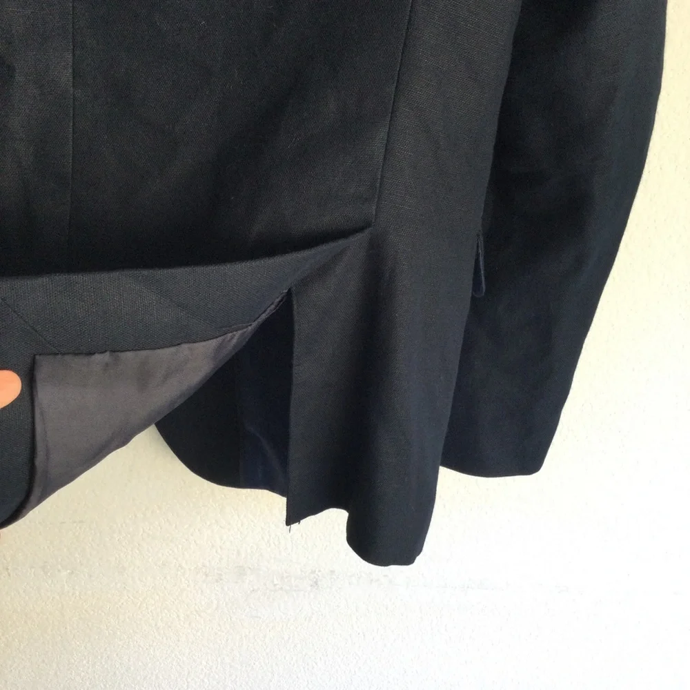 SCOTCH & SODA Men’s Linen Cotton Blend Blazer Navy Blue Sz Large/EU 50